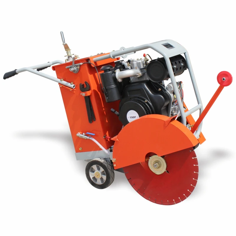 

180mm depth asphalt road concrete cutter saw machine gasoline concrete cutter diesel engine road cutting machine