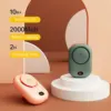 New Mini Portable Fan Portable Rechargeable Bladeless Turbo Ultea Quiet Student Hand Held Fan Outdoor Spotes Travel 4