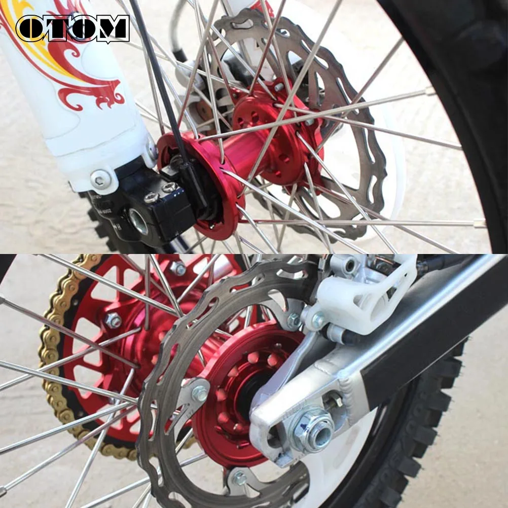 OTOM 240mm 스테인레스 스틸 로터 디스크 브레이크 오토바이 프론트 리어 플로팅 브레이크 디스크, 혼다 CR125R CR250R CRF250R CRF450X