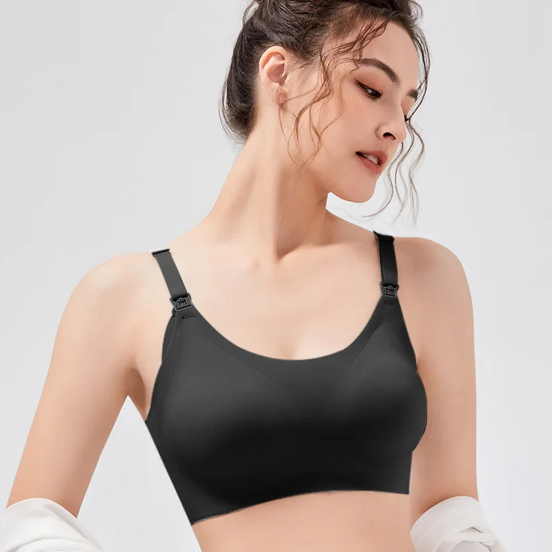 Pregnant women nursing bra breast-feeding underwear seamless breathable bra plus size 2