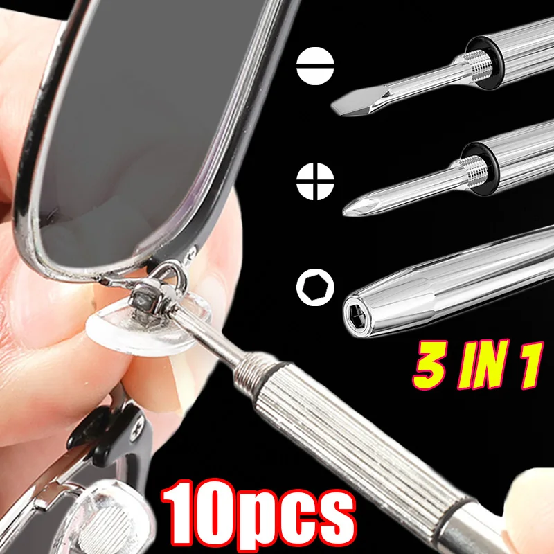 SteelGlassesScrewdriverEyeglassScrewdriverWatchRepairKitwith