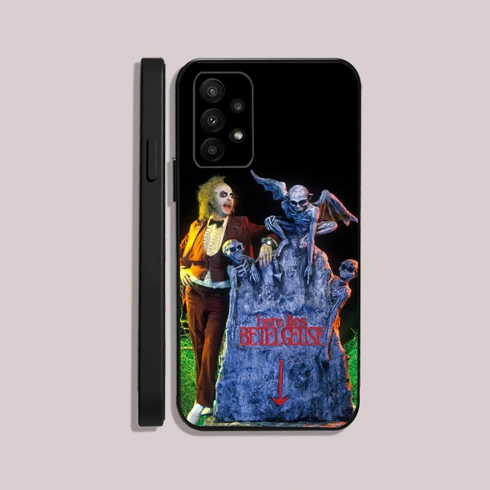 thumbnail image 1 of Movie B-BeetlejuiceS 2 Phone Case For Samsung S24,23,22,30,21,10,9,Ultra,Plus,Lite,FE,5G Black Soft Case, 1 of 5