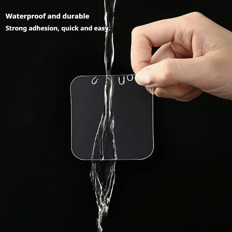 10/20/30/50/100PCS 듀티 양면 접착 테이프 - 사진 및 카펫을 즉시 부착할 수 있으며, 손쉬운 재사용 가능, 못이 필요 없는 솔루션