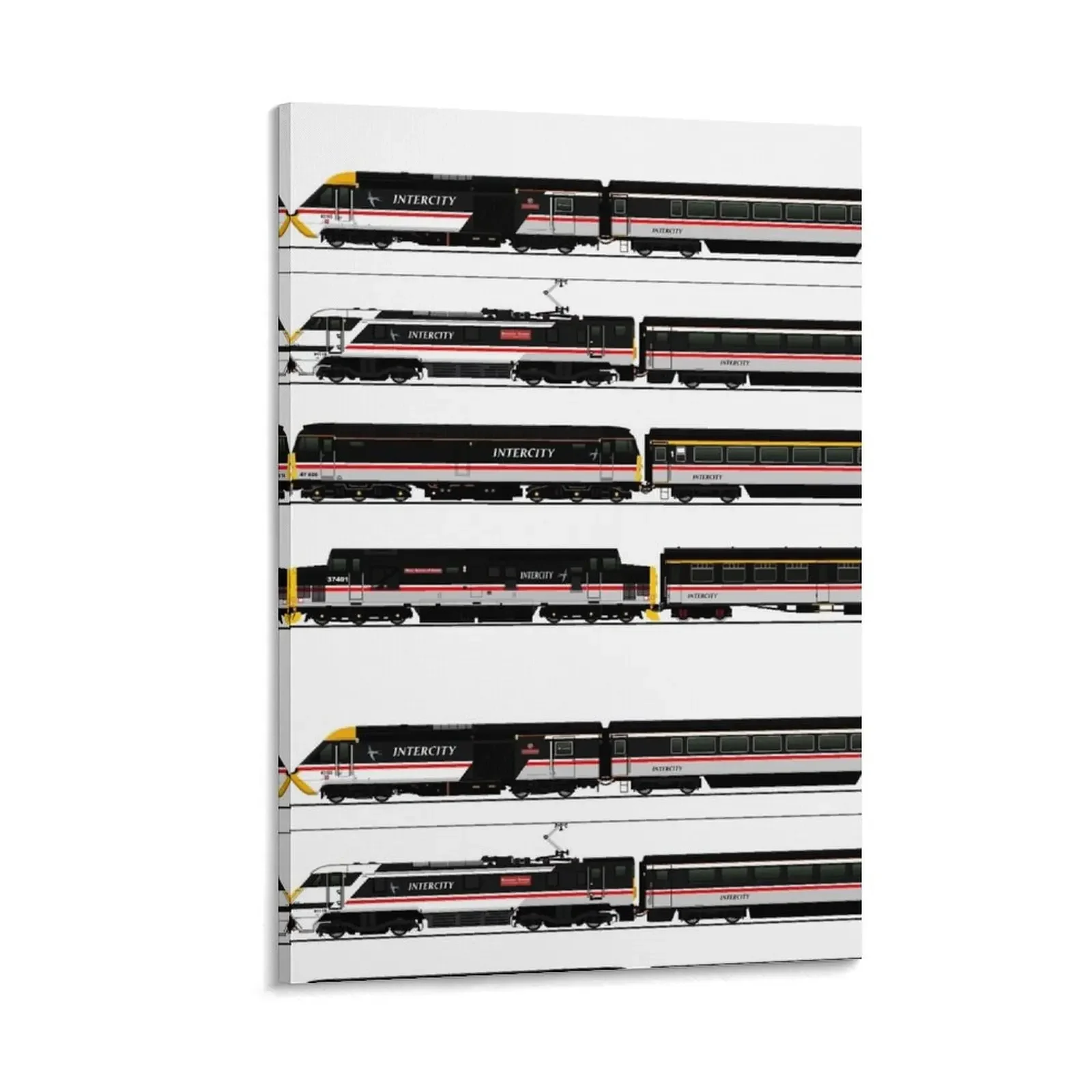 British Rail Intercity Canvas Painting Paintings Wall Decor Art