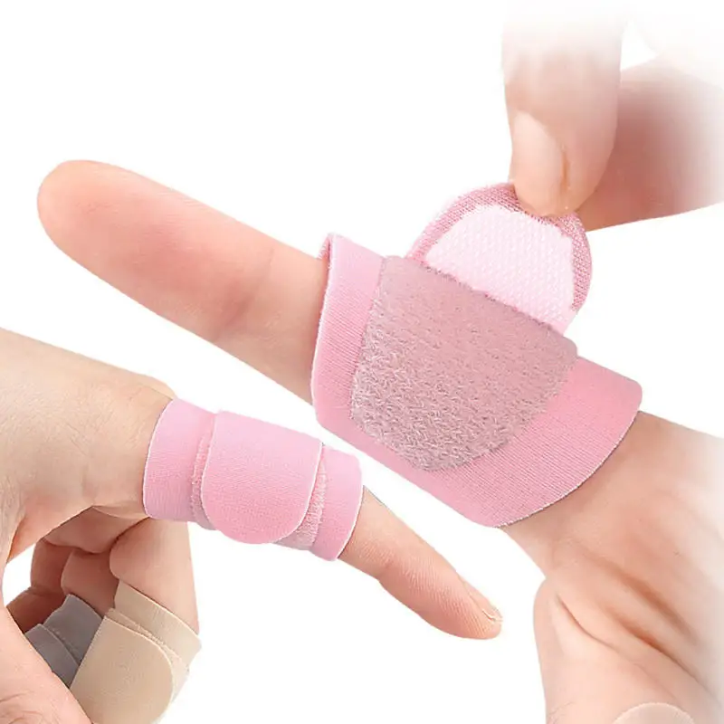 5PC Adjustable Finger Splint Brace for Arthritis Pain Relief Reusable Straightening Corrector Protective Finger Strap