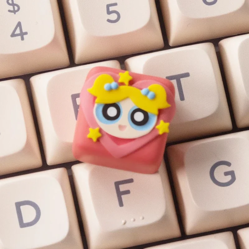 パワーパフガールズKEYCAPS Cute Powerpuff Girls: The Cutest Superheroes | Kawaiikeycaps