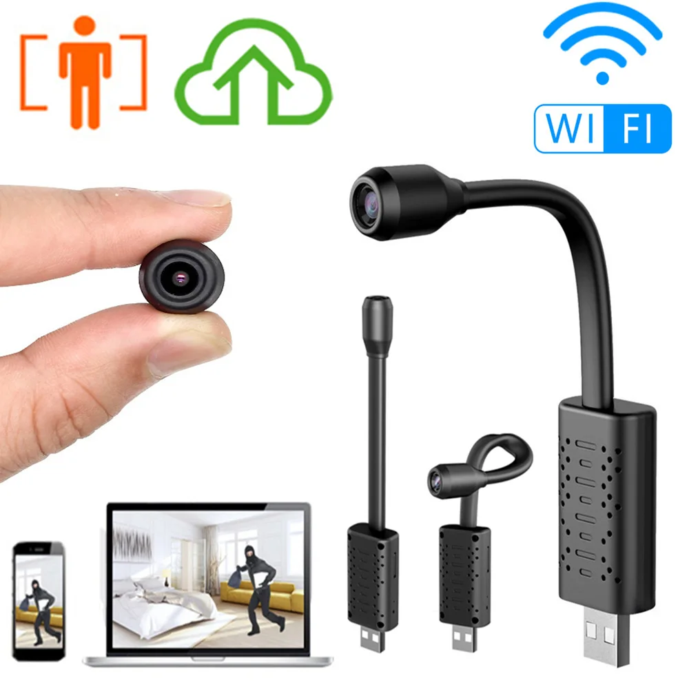 Mini Camera Wifi Ip Usb Realtime Hd Smart Surveillance Micro cam