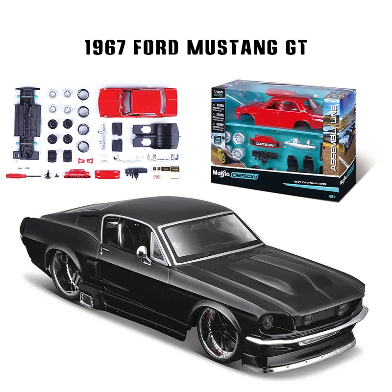 Maisto-フォードマスタングgtの1:24スケールのおもちゃの車,2015