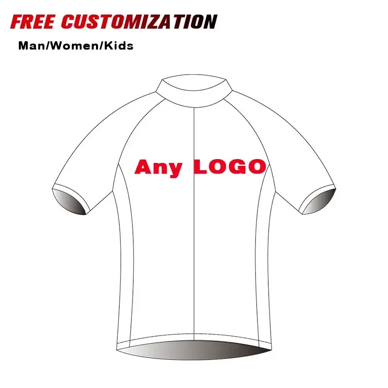 2025 Bike Team Custom Cycling Jersey Four Seasons Racing Road Bike Cycling Clothing Customize Maillot Ciclismo Hombre DIY Design 2