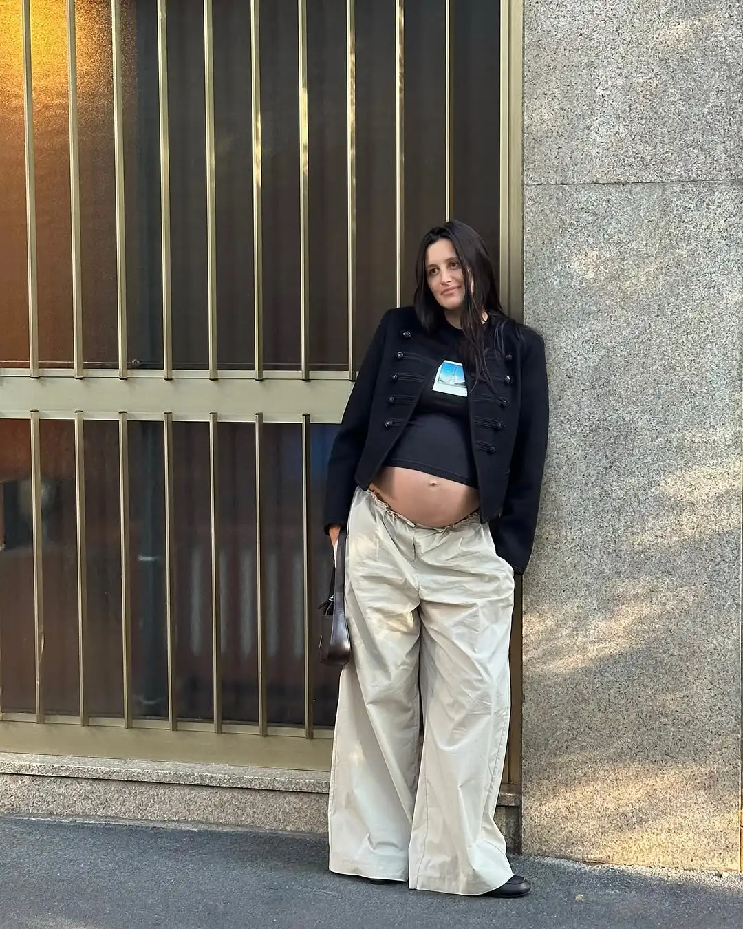 Chic Black Round Neck Napoleon Military Jacket Women Casual Full Sleeve Buttons Cropped Slim Coat 2026 Lady Daily Street Jackets 23 S7b04b8bc2df84cbab227f13f8d31e46aA