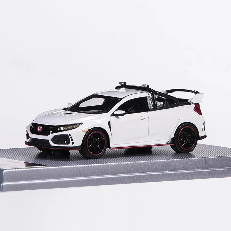 

1:64 FK8 белый литая и игрушечная техника искусственная коллекция автомобиля мини-модель в масштабе для драгоценного дисплея