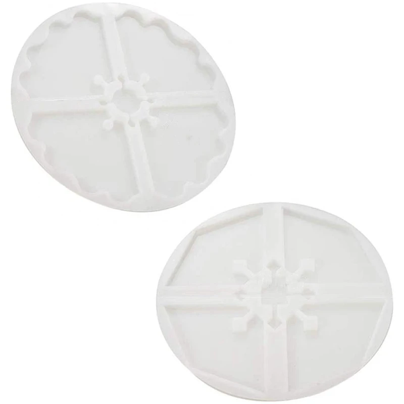 

Silicone Resin Coaster Molds, Interlocked Puzzle Coaster Molds, Irregular Epoxy Resin Mold For DIY Resin Slice Coasters