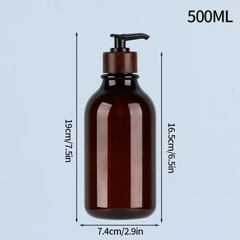 300 ml/500 ml เครื่องจ่ายสบู่เหลวขวดแชมพูขวดปั๊มสบู่คอนเทนเนอร์โลชั่นห้องน้ําแชมพู Conditioner Dispenser 21