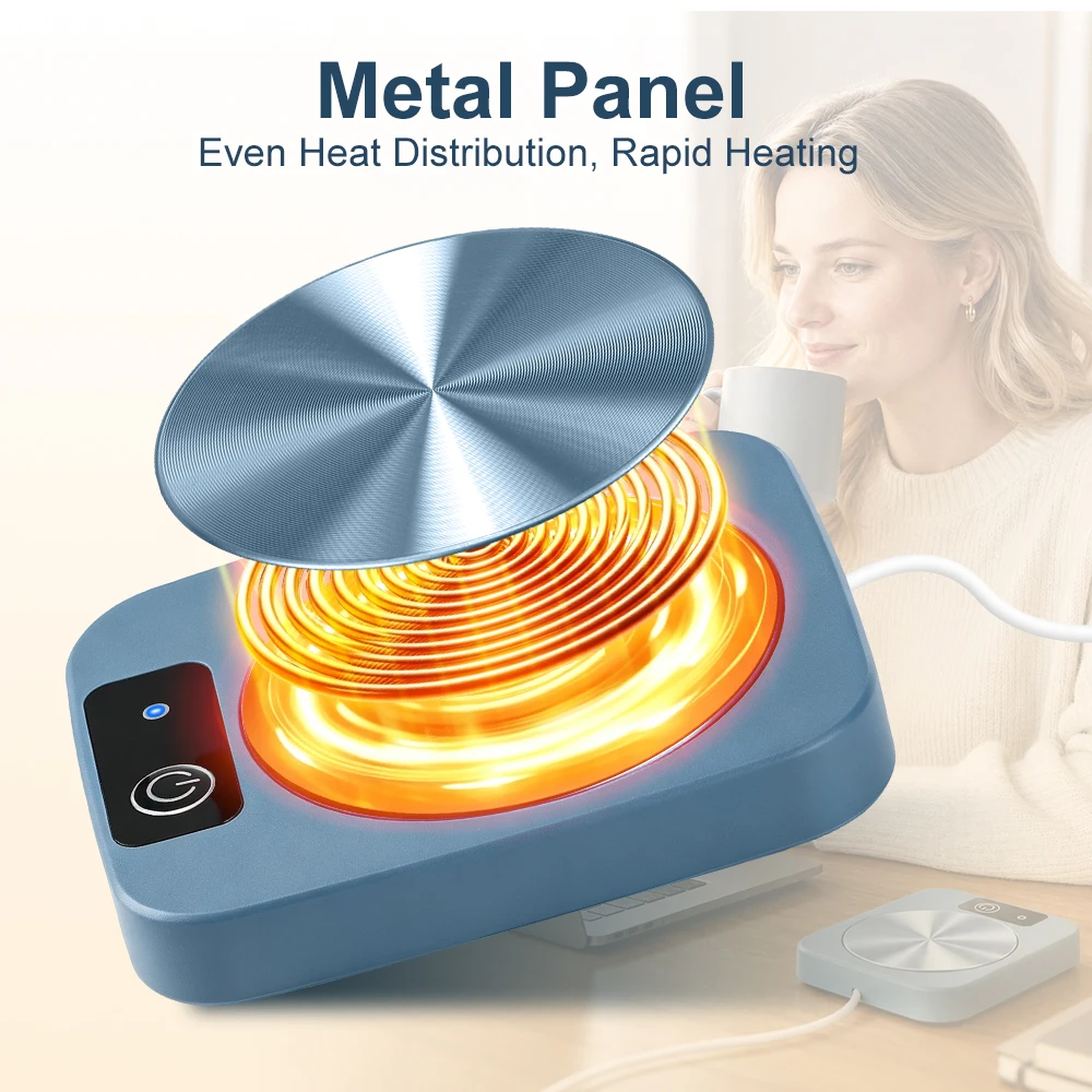 USB-Powered Heated Coaster for Mugs - Ideal for Home or Office Use
