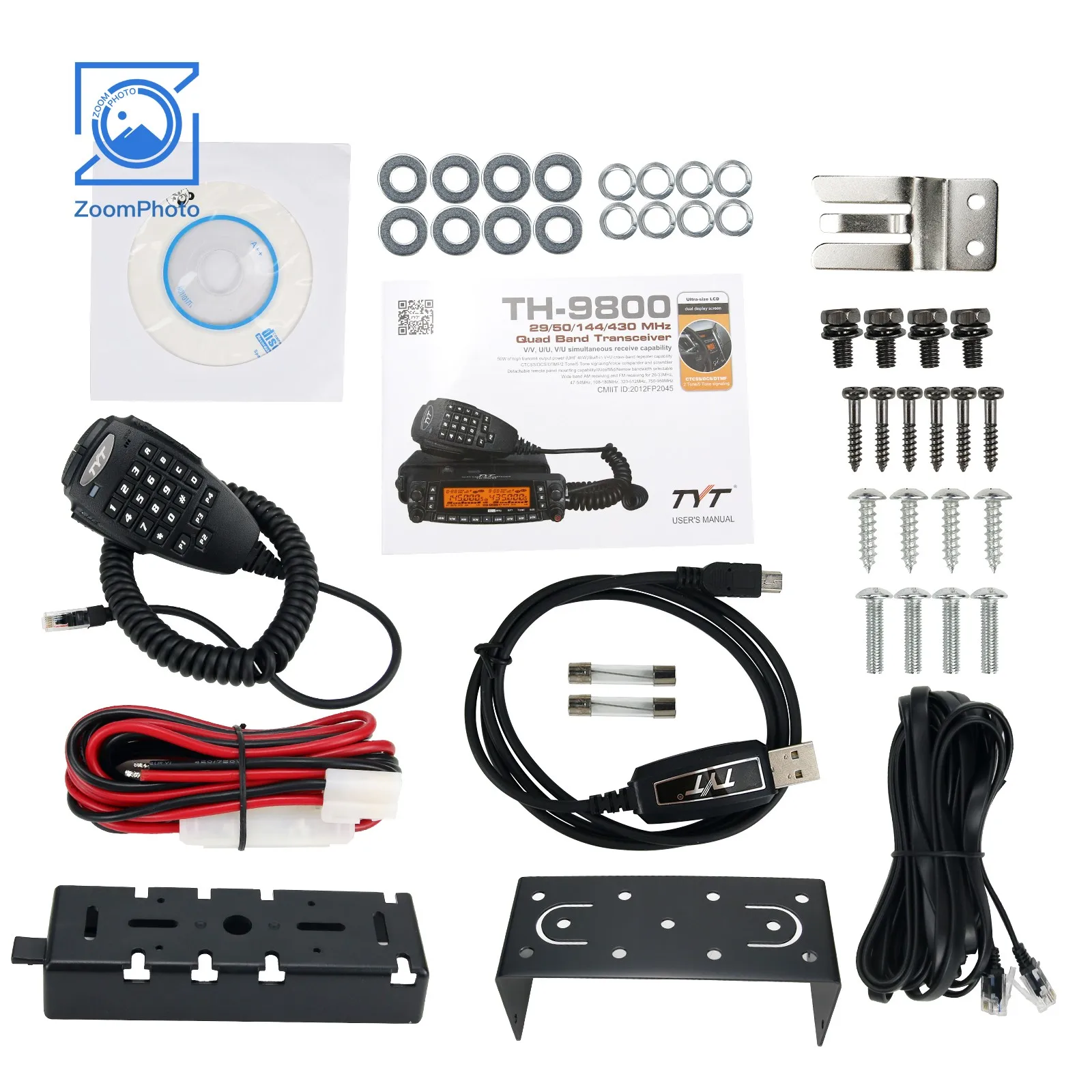 Автомобильный Трансивер TYT TH-9800, 50 Вт, Четырехдиапазонный, С.