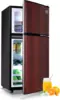 KRIB BLING Refrigerator with Freezer 3.2 Cu.Ft with 7 Level Adjustable Thermostat Control 2 Door Energy Saving Compact 1