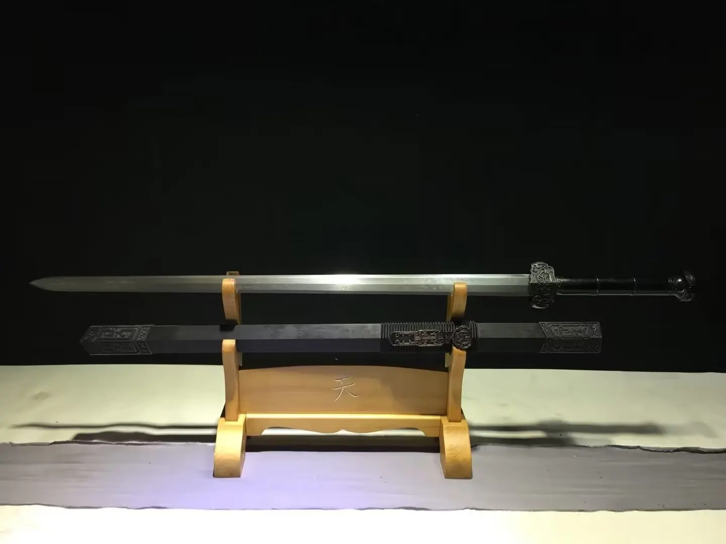 Espada han de oito lados, imperador chinês medieval de 106cm, aço damasco,  espada real, batalha, espada samurai afiada, katana - AliExpress, image size:1440x1080