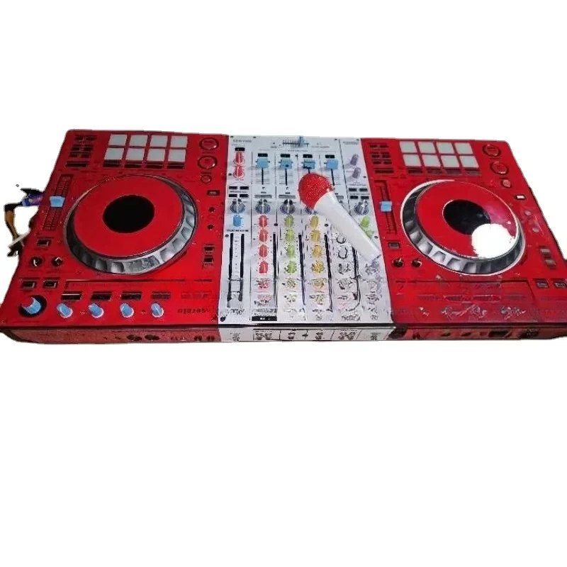 Pegatinas De Piel Roja Y Blanca Para Controladores Personalizables, Per Ddj-Sz Sz2 Rz Xdj-Xz Rx3 Rx2 Rr, Materiale De Pvc