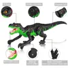 Remote Control Dinosaur Gift Toy, Electric Dinosaur, Rechargeable RC Dinosaur Robot with Simulation Fire Breathing Birthday Gift 2
