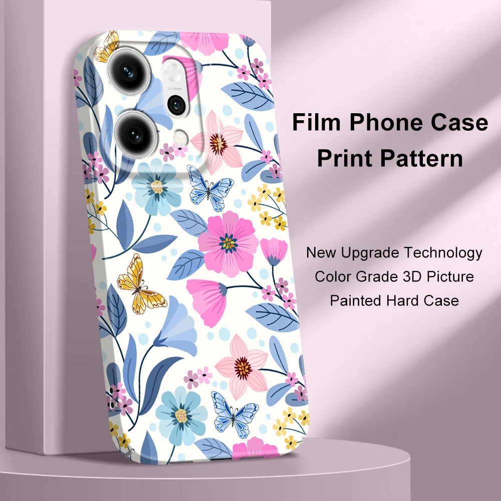 Vibrant Floral Pattern Phone Case - Durable Hard Cover