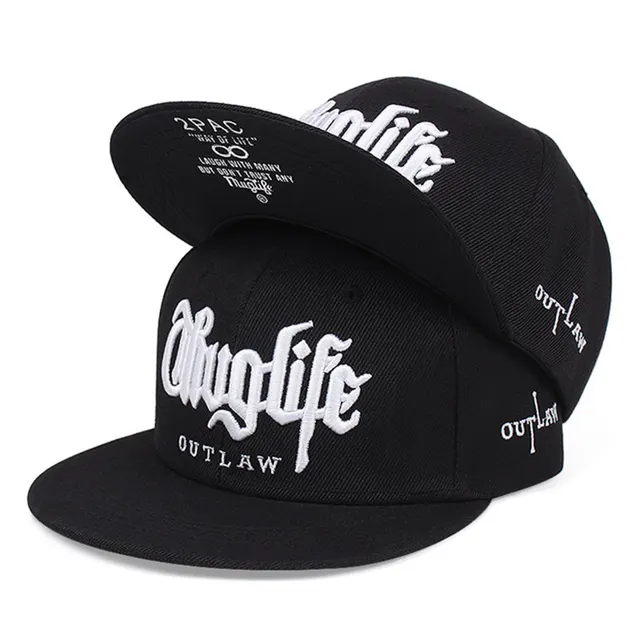 2023 Fashion Fastball CAP Thuglife Embroidery Hiphop Baseball Cap Snapback Hat Adult Outdoor Casual Sun Casual Bone Dropshipping 1