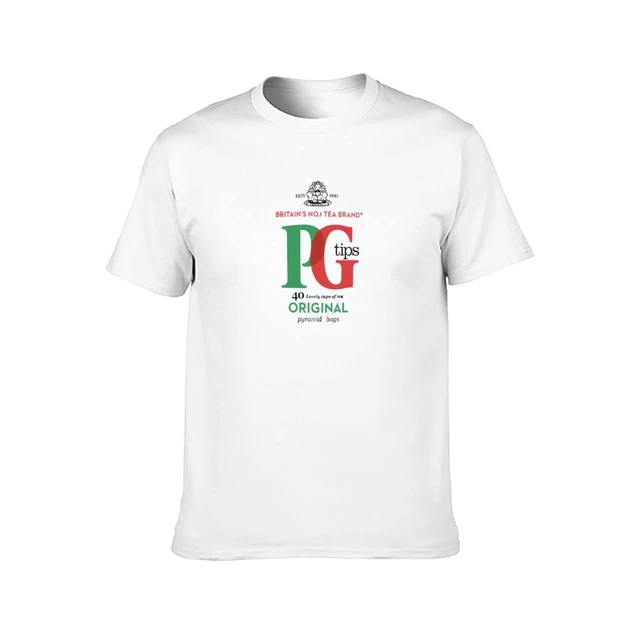 PG Tips-camisetas con diseño de caja de té británica para hombre, camisetas  de secado rápido