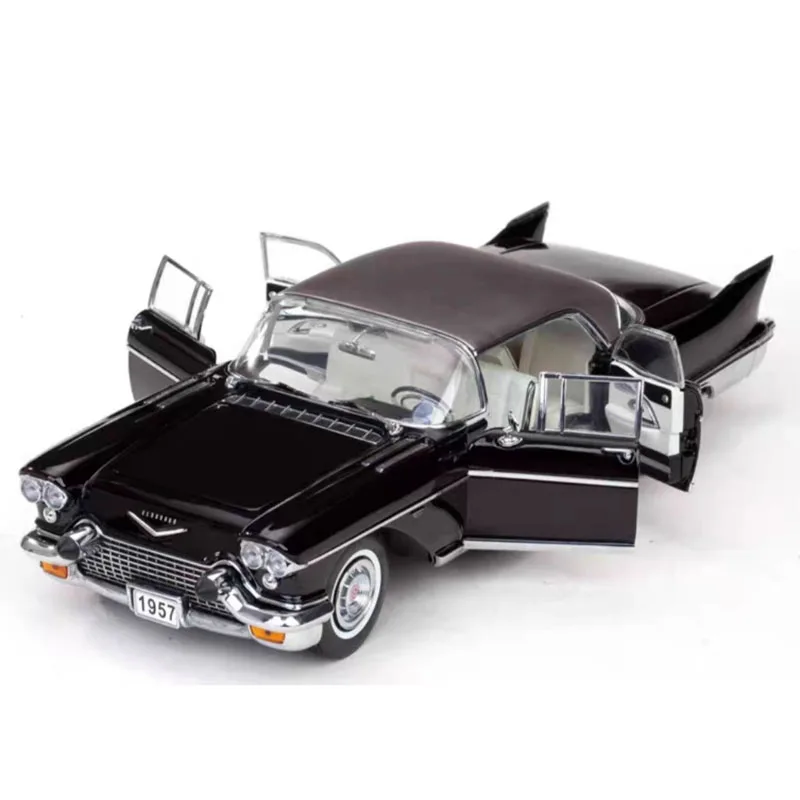 Diecast Eldorado Brougham 합금 자동차 모델, 클래식 향수 장식, 성인 취미 컬렉션 선물 디스플레이, 1:18 체중계 1957