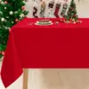 Olanly Waterproof Stain Resistant Table Cloth For Dining Outdoor Rectangle Tablecloth Decorative Washable Fabric Table Cover 1