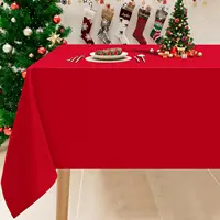 Olanly Waterproof Stain Resistant Table Cloth For Dining Outdoor Rectangle Tablecloth Decorative Washable Fabric Table Cover 1