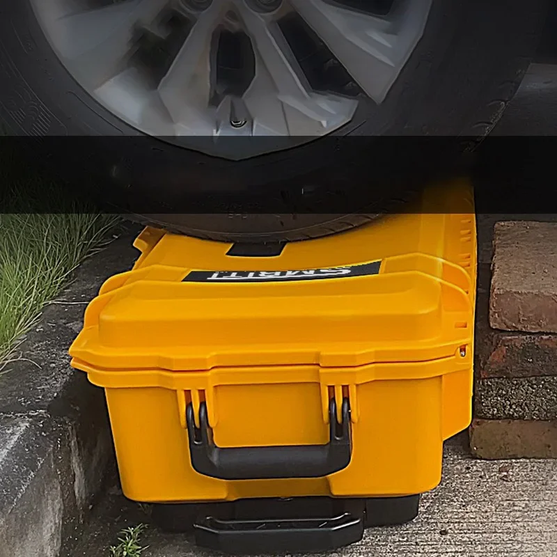 Large Hard Case Tool Box Waterproof Plastic Tool Box for Workers Professional Accessories Sponge Case Shockproof Organizer storage box tool case storage case
