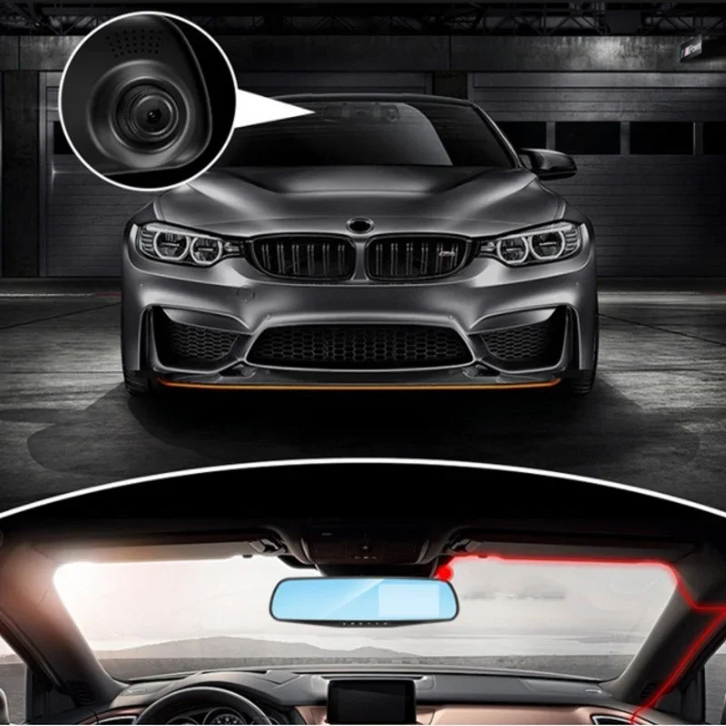 Car Rearview Mirror DVR 1080P Dual Lens Driving Video Recorder
