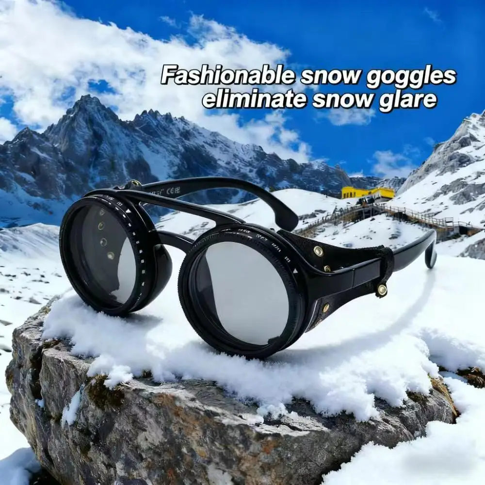Lunettes de soleil polarisées ND9 réglables pour pêche et conduite - Verres teintés variables UV400