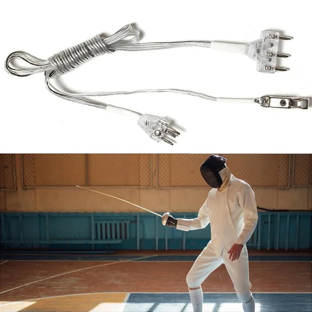 Fencing Body Cord Fencing Mask Cord Protective Sabre Two-Pin/Three-Pin Plug Accessories