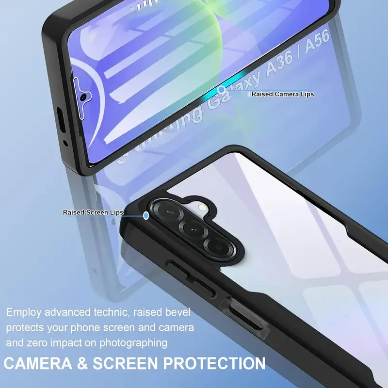 360° Dual-Sided Clear Protective Phone Case