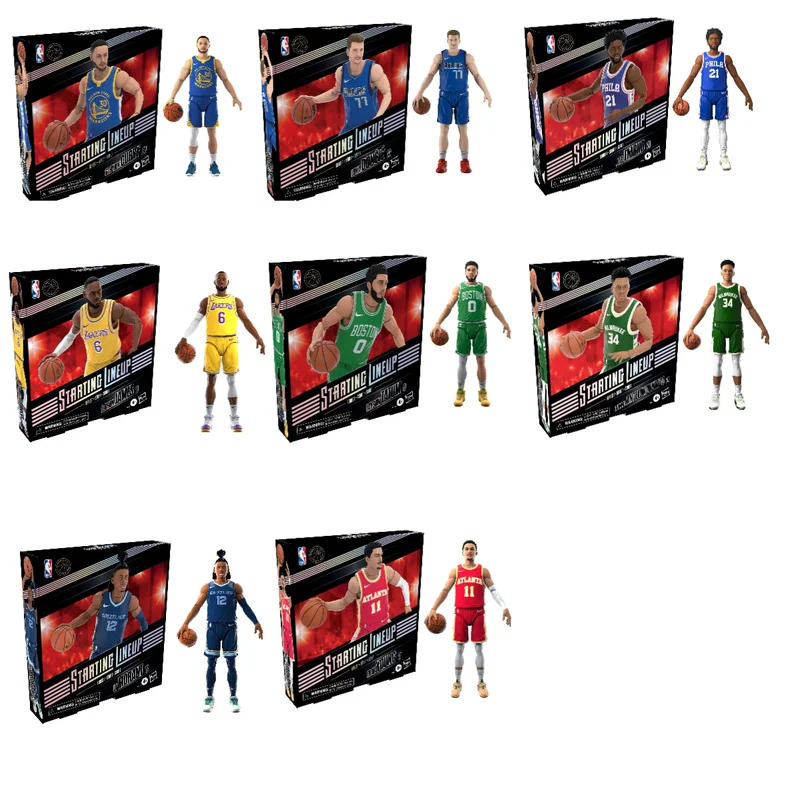 

Hasbro Spot Nba Starting Lineup Series 1 Jason James Curry Morant And Other 6-inch Movable Players