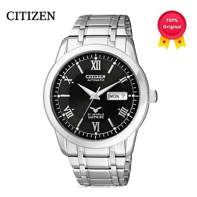 

Original Citizen Watches for Men Mechanical Luxury Fashion Business 50 Bar Waterproof Automatic Stainless Steel Diving Man Watch