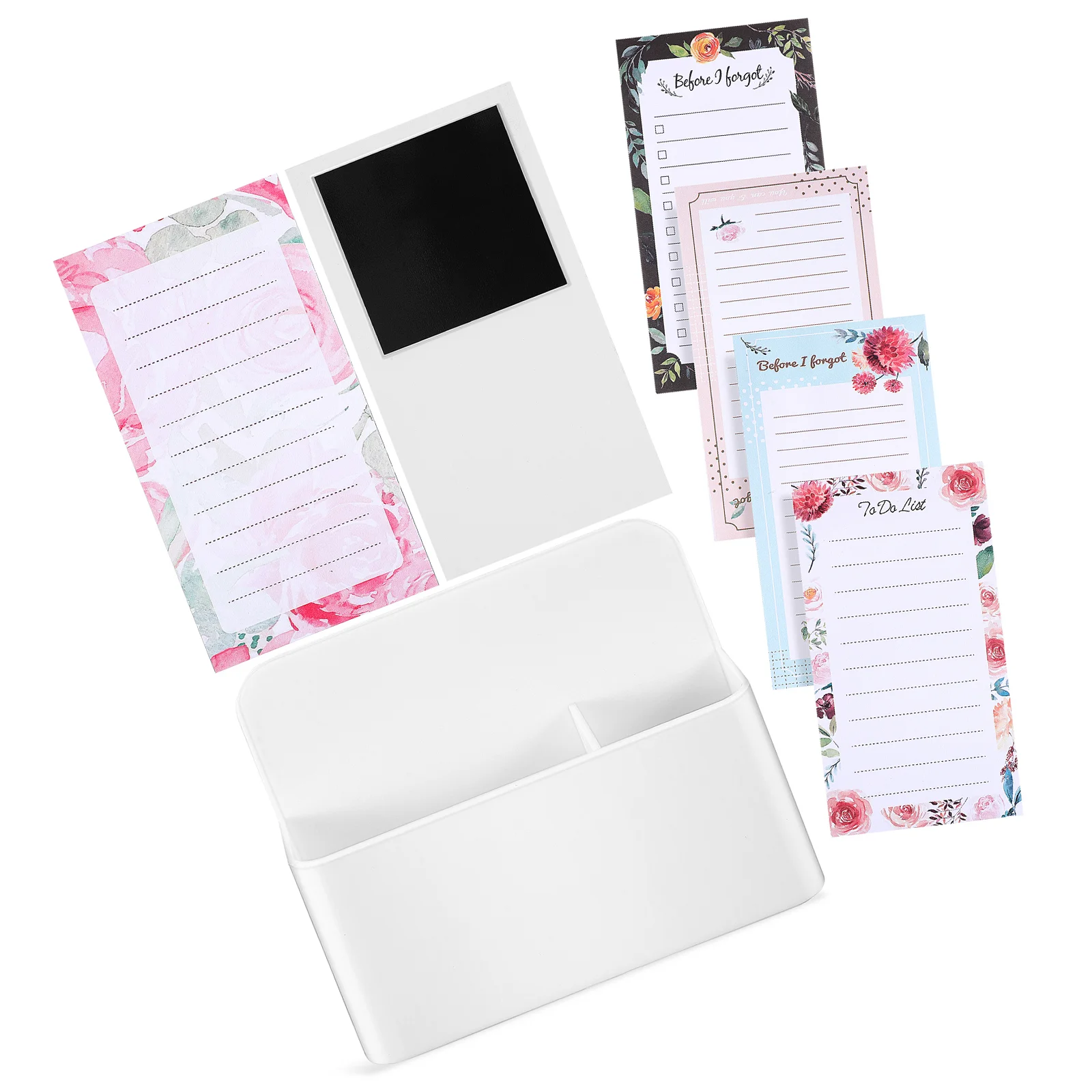 

Magnetic Pen Holder Note List Pads for Refrigerator Fridge Notepad with Holder: Abs Notepads