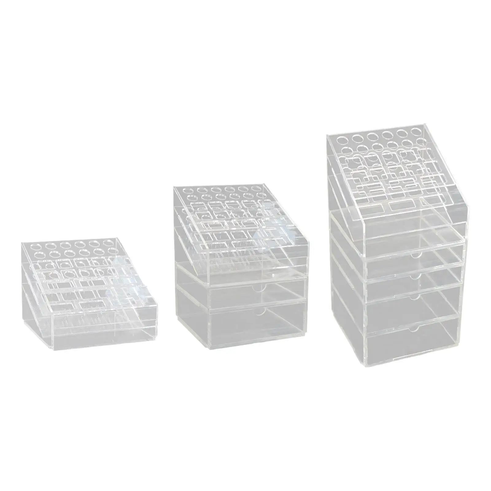 

Clear Acrylic Pen Holder Stationery Storage Holder Paint Brush Pen Holder Stand for Countertop Office Home Desktop Organization