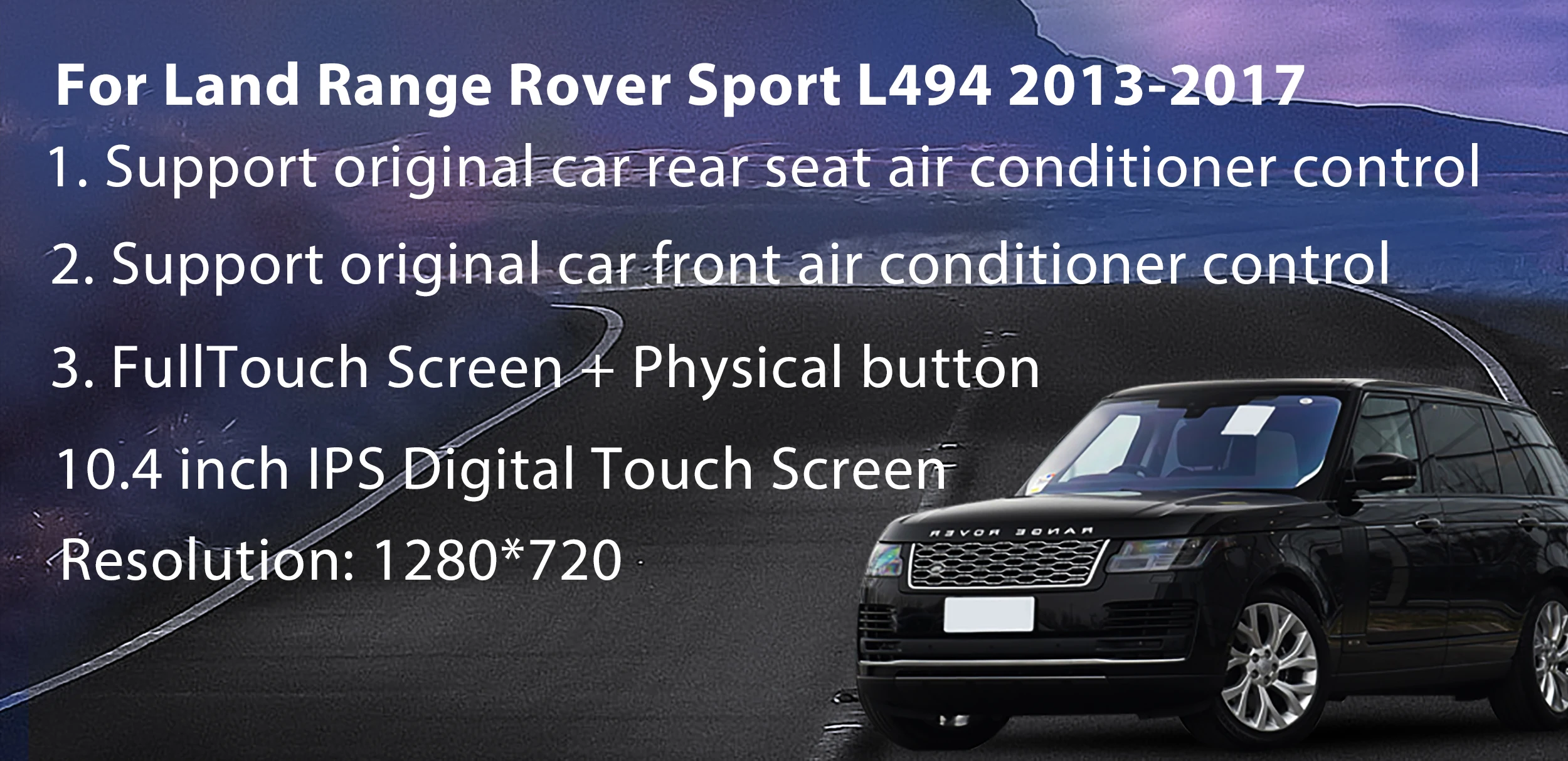 Android AC panel For Land Rover Range Rover Sport L494 2013-2017 Climate Control AC Control Board