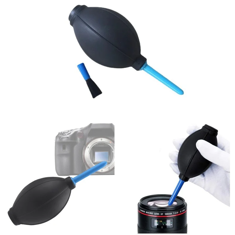 Description Picture 2 of item2 in1 Camera Lens Clearing suit kit set cleaning bursh + Clean Air Blower
