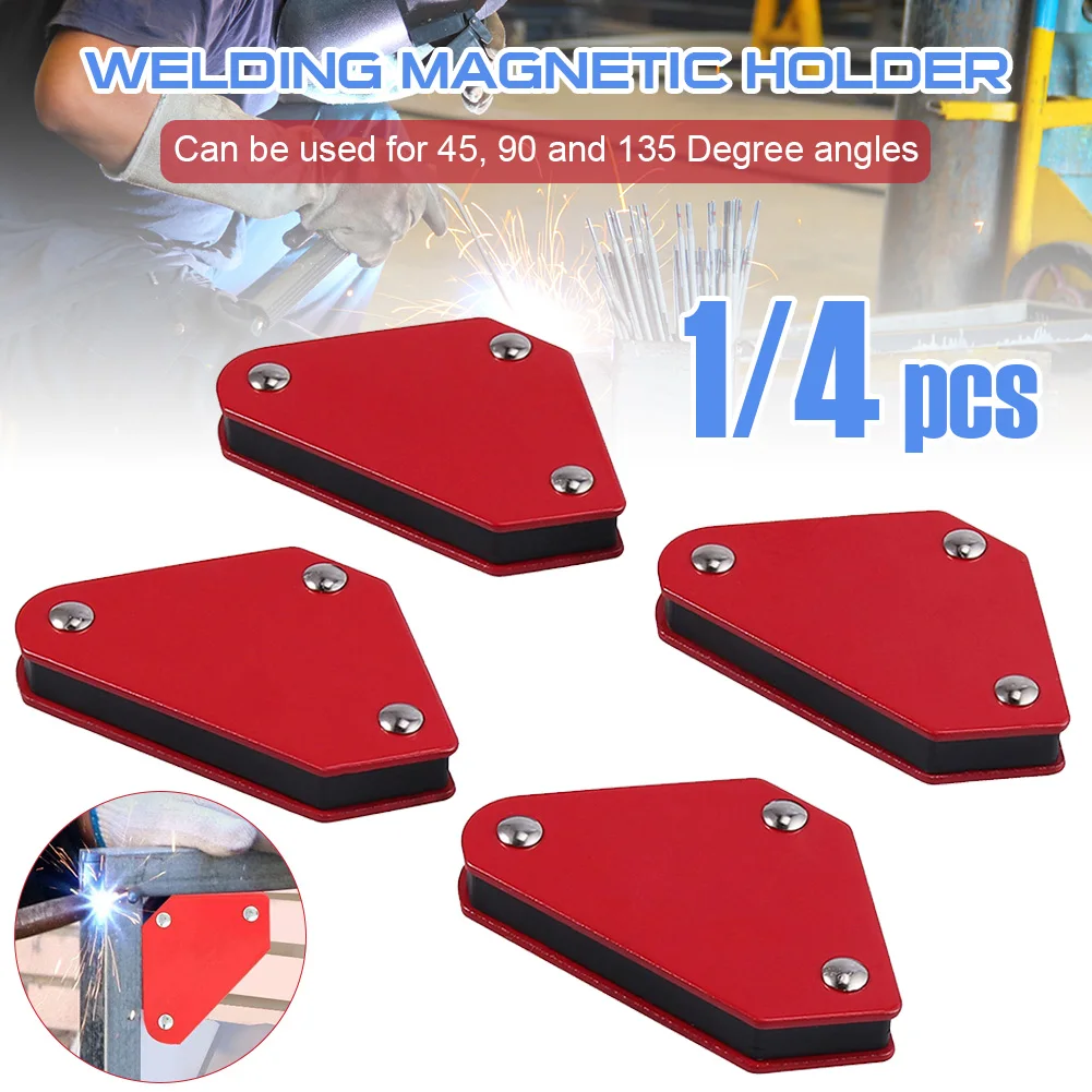 metal clamps for woodworking 90 degrees stainless steel fixed right angle positioning clip square ruler hand tool 1PCS Welding Magnet Holder Set Magnetic Square Holder Arrow Clamp Home Hardware Tools Accessories Welding Iron 45/90/135 Degrees