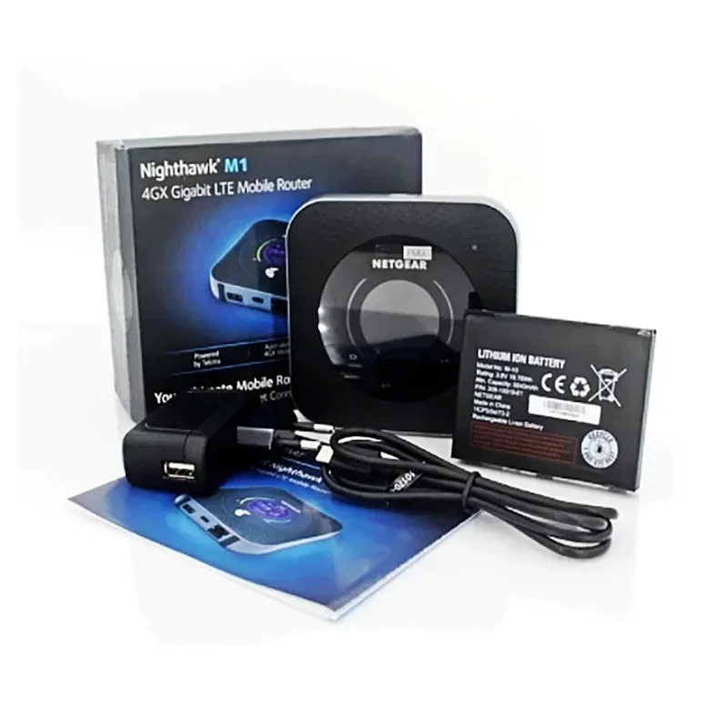 Netgear Nighthawk M1 150Mbps Mobile Hotspot 4G Lte Router Mr1100 Velocità Fino A 1Gbps Collegare Fino A 20 Dispositivi