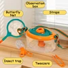 Kid Insect Observation Box Bug Viewer Bound Catcher Collection Kit Container Cage Nature Science Exploration Educational Toy 3