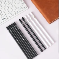 6pcs Black White Color Pencils Permanent Color Drawing Pencil Oil-based Wooden Colored Pencils For Artist And Beginner Art 6