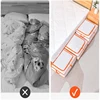 Large Capacity Foldable Bed bottom storagebox transparent waterproof sorting storagebag wardrobe sealed cotton quilt storagebag 3