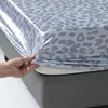 3 Piece Luxury Leopard Print Silky Satin Bed Sheet Set - Super Soft and Smooth Home Bedding for A Blissful Sleep Duvet Cover 3
