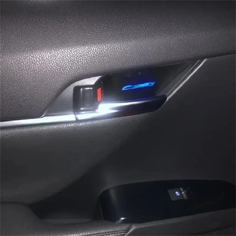 LED 자동차 내부 주변 조명, 도요타 캠리 2018-2023 핸들 문짝 보울 램프 교체, 비파괴 설치, 7 가지 색상