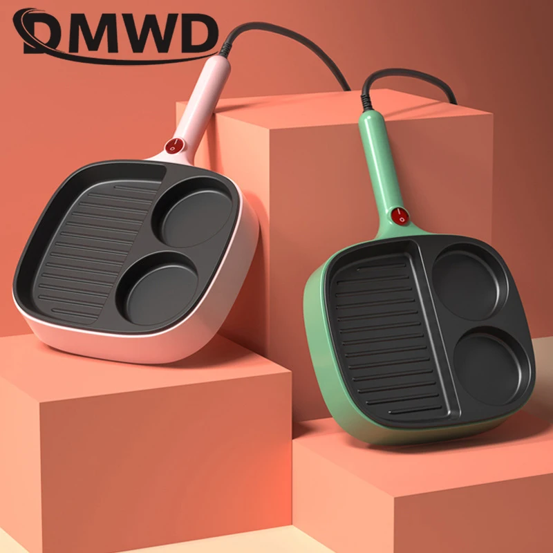 110V 220V Multifunctional Electric skillet Steak Grill Omelette Frying Pan Sandwich Hamburger Making Machine Non-stick coating