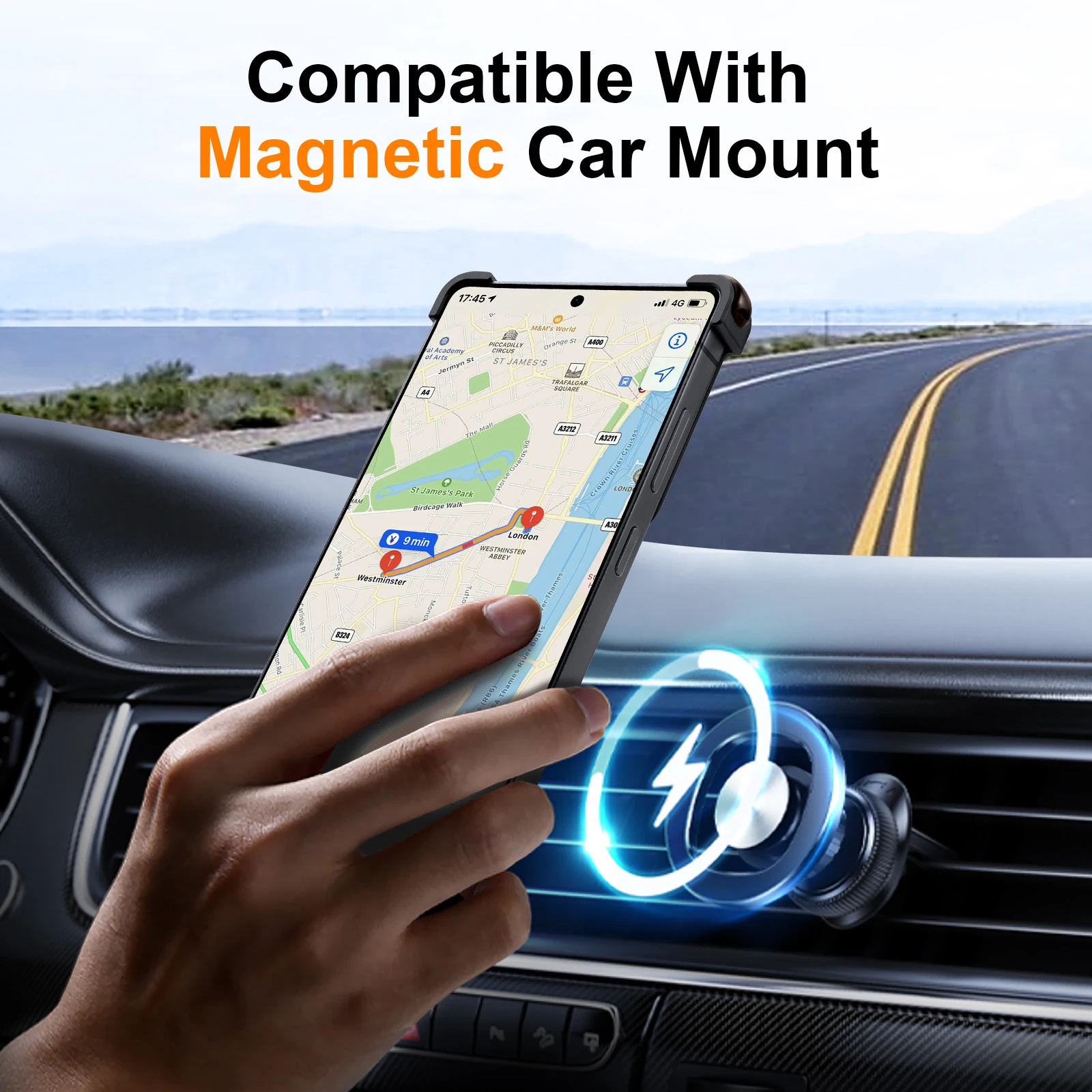 Eary Z Shape Minimalist Phone Case for Samsung Galaxy S25 S24 Ultra With 360 Rotation Magnetic Stand Shockproof Cover Metal Case