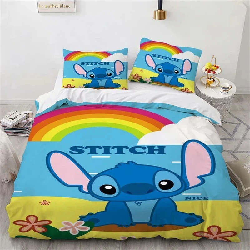 

Stitch Duvet Cover Children's Adult Home Bedding Set Multi-size Large Extra-large Pillowcase Quilt Cover Multi-piece Gift